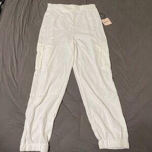 White Cargo Pants